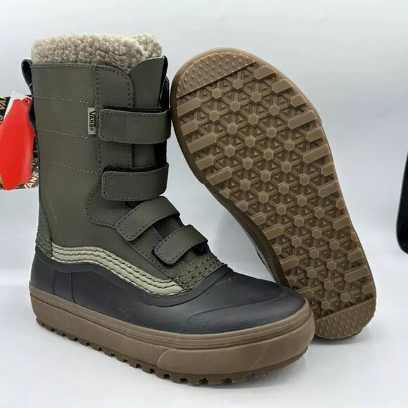 Vans Other - Vans Standard V Snow MTE Olive Green Waterproof Winter Boots Men’s Size …